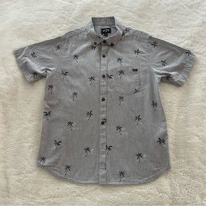 Boys Short Sleeve Button-down Billabong Shirt - Size Large